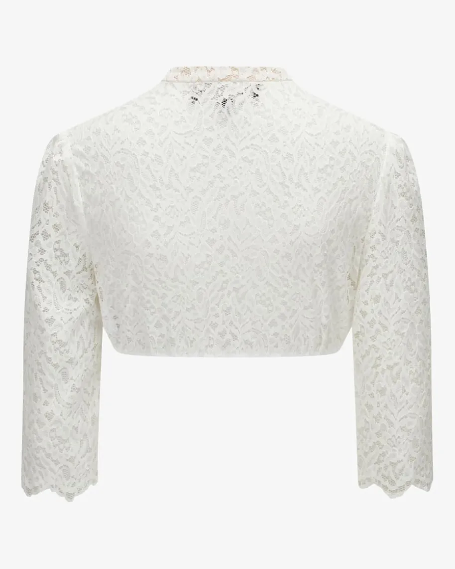 Dirndlbluse semi-transparent