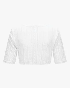 Dirndlbluse Semi-Transparent