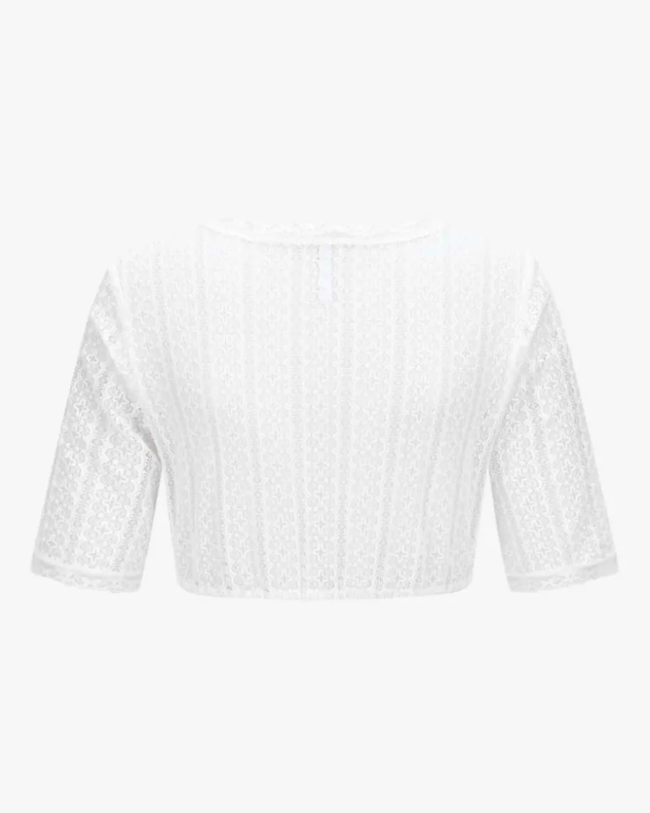 Dirndlbluse Semi-Transparent