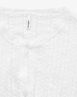 Dirndlbluse Semi-Transparent