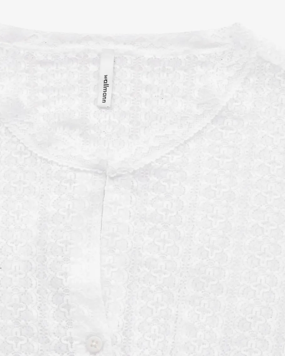 Dirndlbluse Semi-Transparent