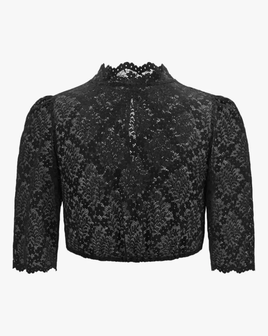 Dirndlbluse Semi-Transparent