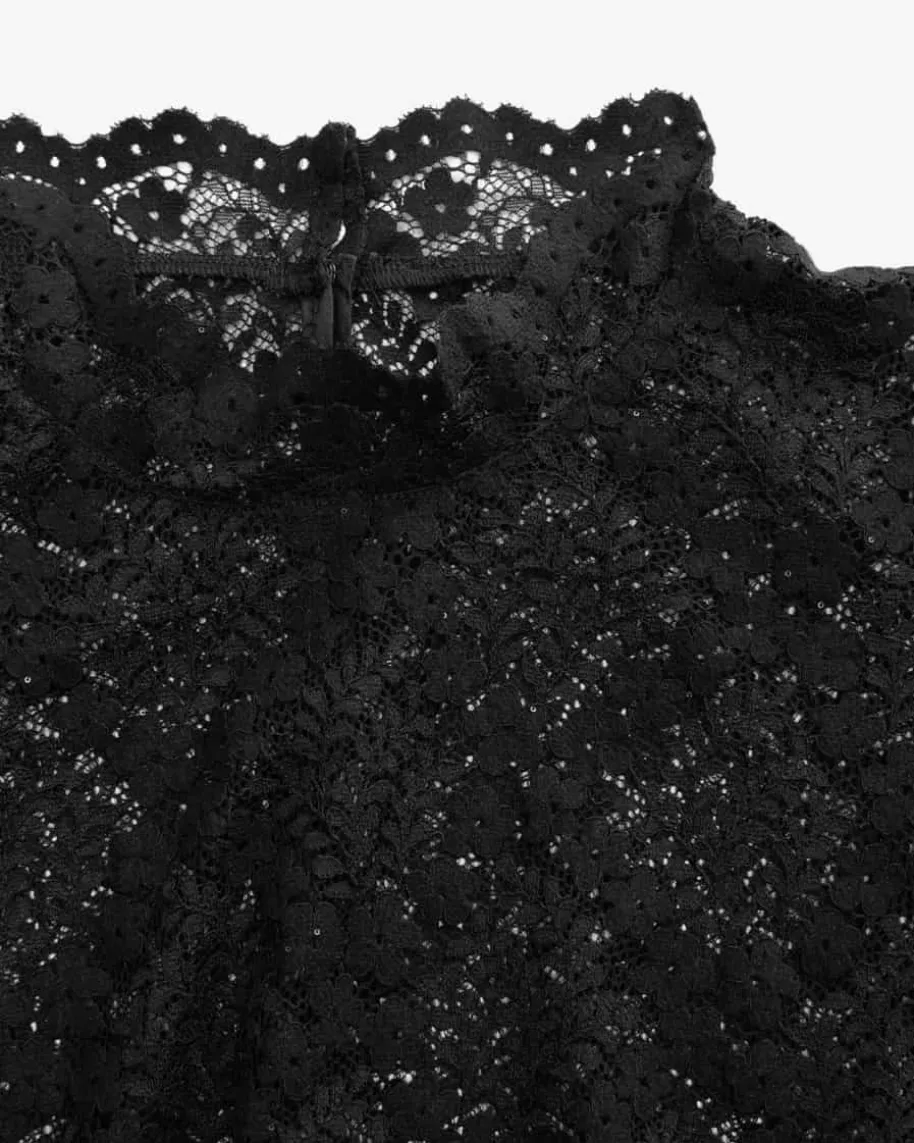 Dirndlbluse Semi-Transparent