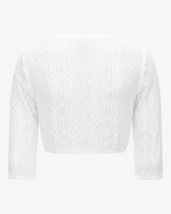 Dirndlbluse Semi-Transparent