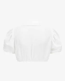 Dirndlbluse Semi-transparent