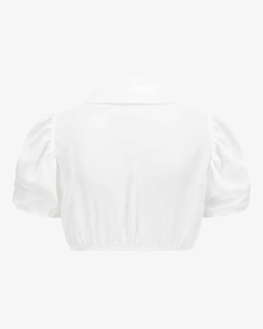 Dirndlbluse Semi-transparent