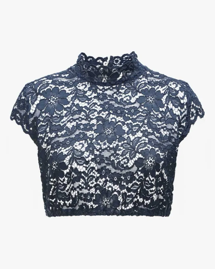 Dirndlbluse semi-transparent