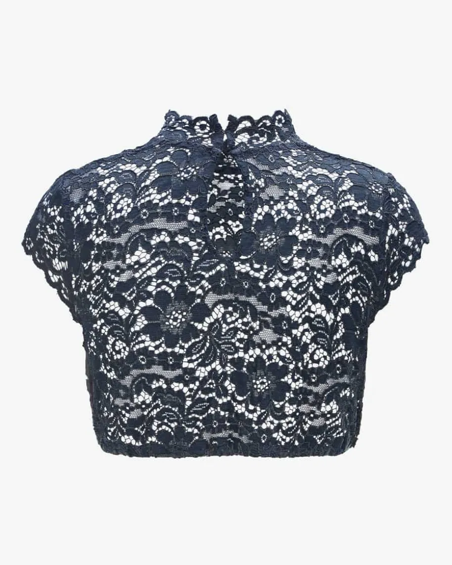 Dirndlbluse semi-transparent