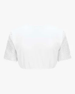 Dirndlbluse Semi-Transparent