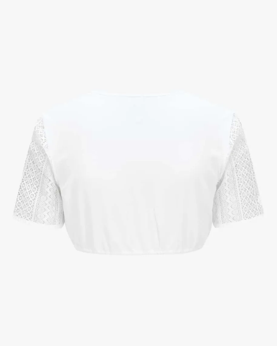 Dirndlbluse Semi-Transparent