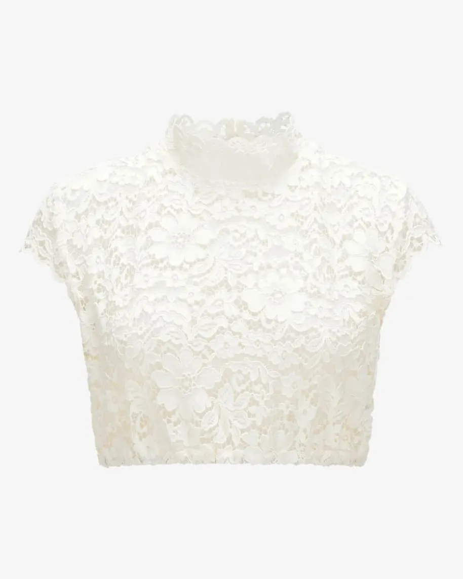 Dirndlbluse semi-transparent