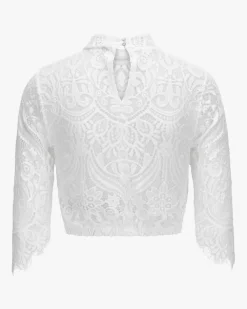 Dirndlbluse Semi-Transparent