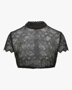 Dirndlbluse semi-transparent