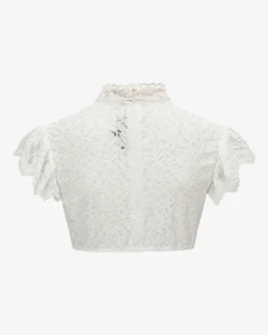 Dirndlbluse semi-transparent