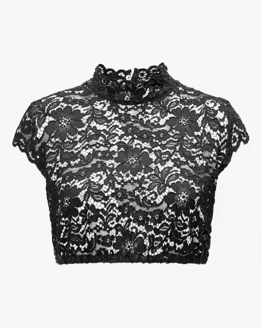 Dirndlbluse semi-transparent