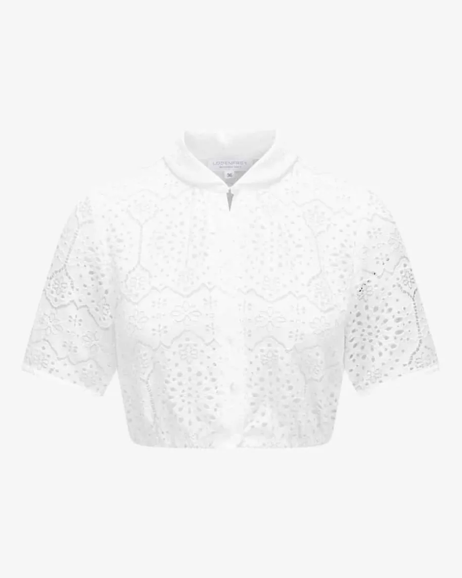 Dirndlbluse Semi-Transparent