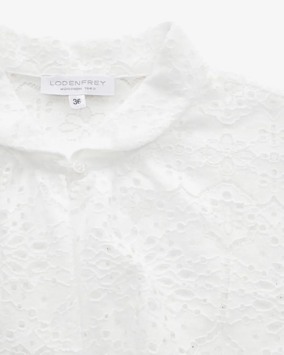 Dirndlbluse Semi-Transparent