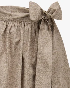 Dirndlschürze lang aus Baumwolle