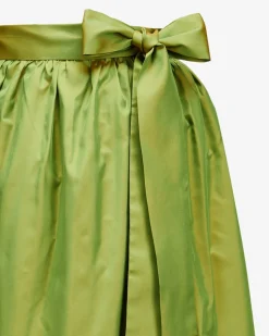 Dirndlschürze lang aus Seiden-Mix