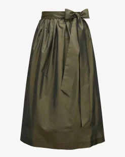 Dirndlschürze lang aus Seiden-Mix