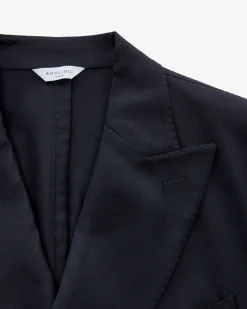 Doppelreiher-Anzug aus Schurwolle und Seide