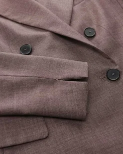 Doppelreiher-Blazer aus Schurwolle