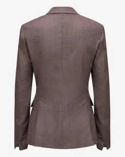 Doppelreiher-Blazer aus Schurwolle