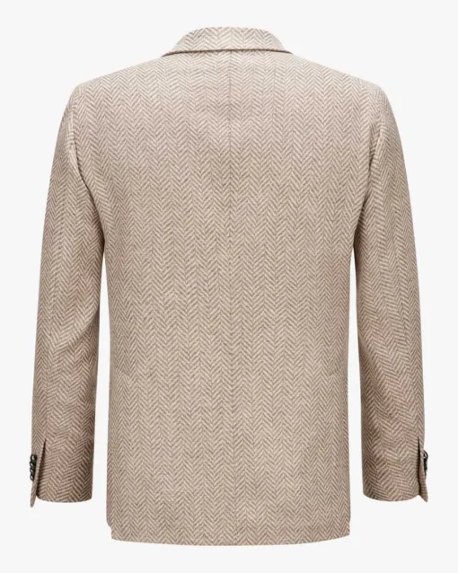 Doppelreiher-Sakko aus Schurwolle und Cashmere