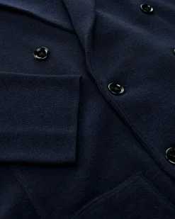 Doppelreiher-Stricksakko aus Merinowolle