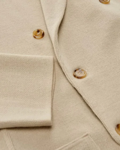 Doppelreiher-Stricksakko aus Merinowolle