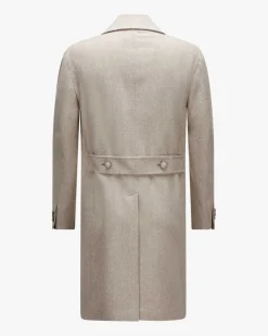 Doppelreiher-Wollmantel