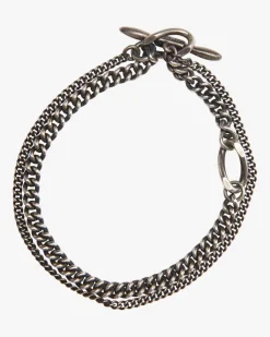 Double Chain Sculpture Armband