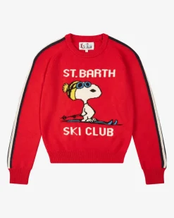 Douglas R Snoopy Ski Club 41 Pullover