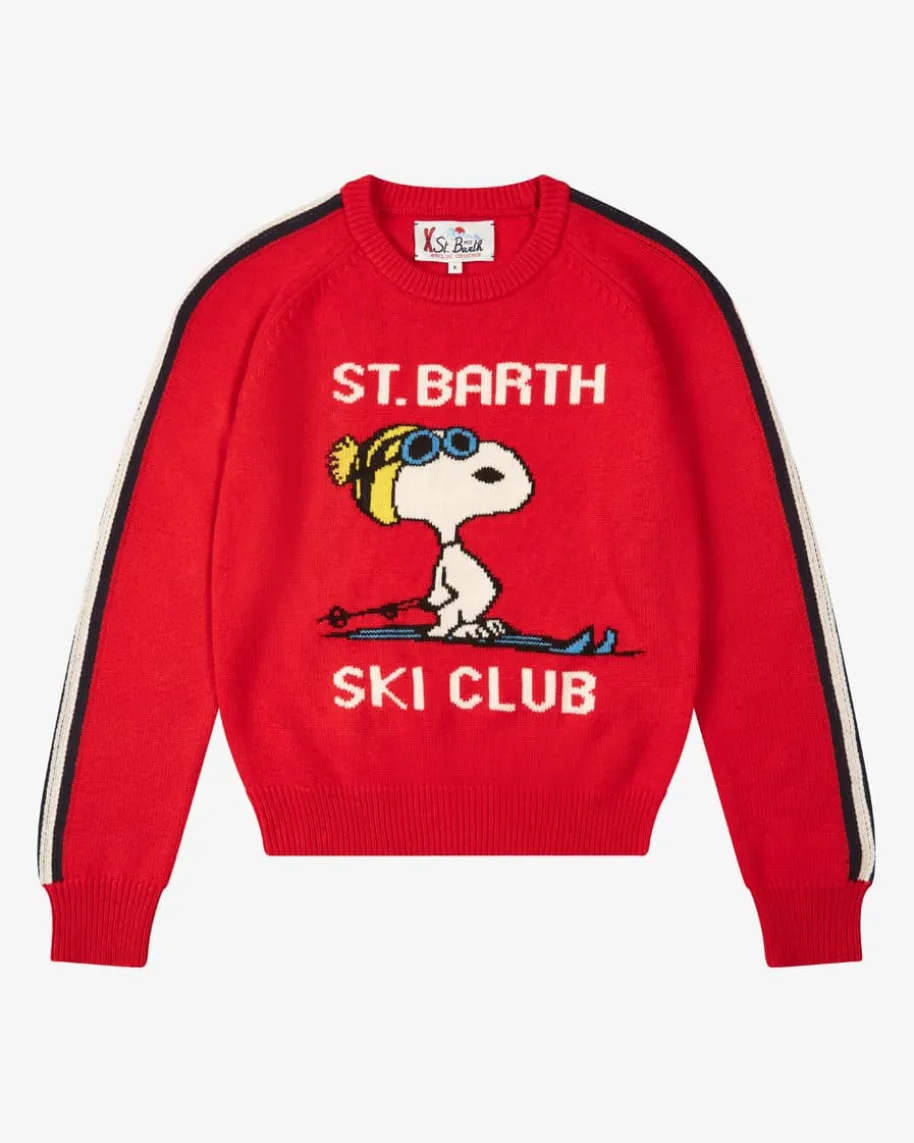 Douglas R Snoopy Ski Club 41 Pullover