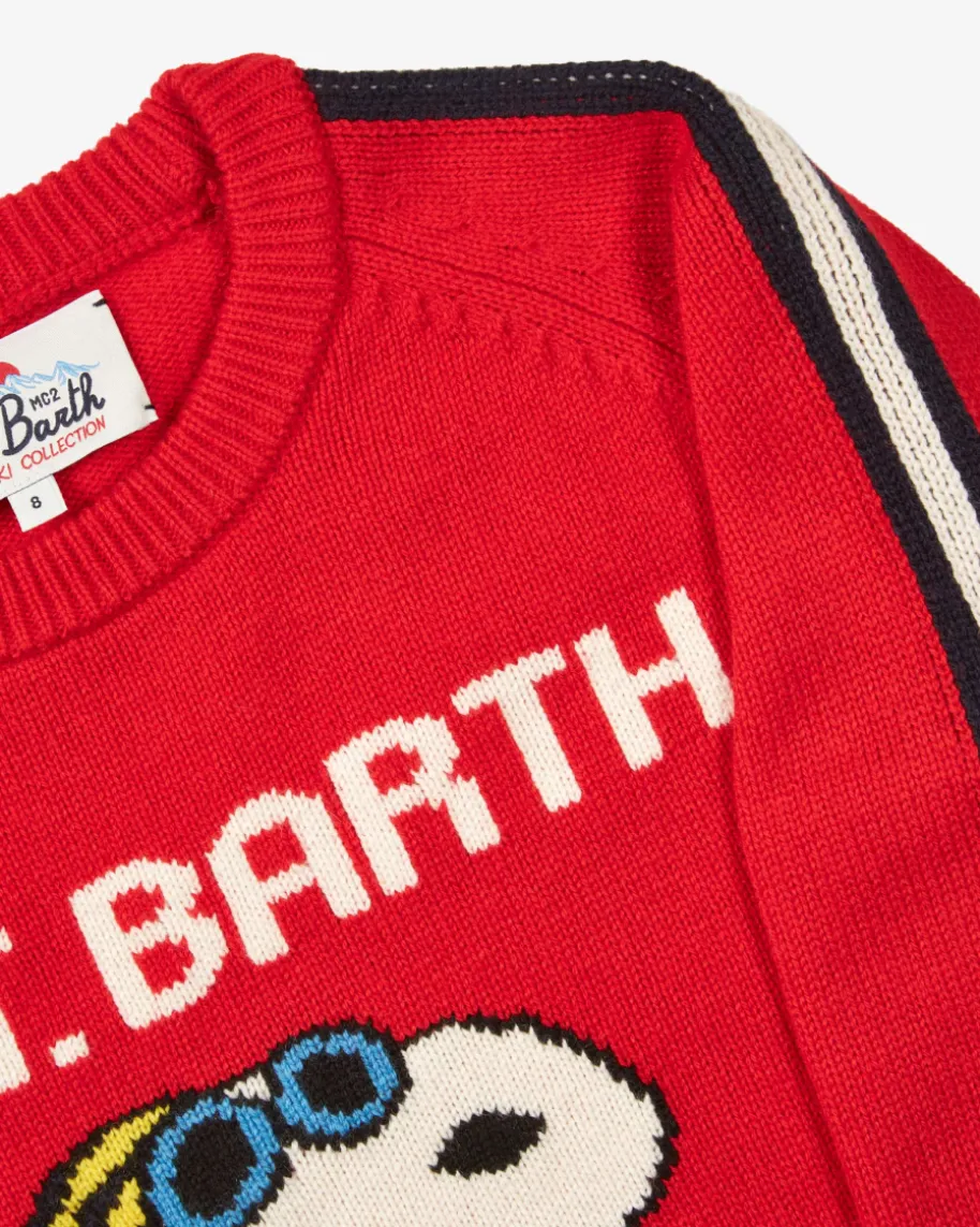 Douglas R Snoopy Ski Club 41 Pullover