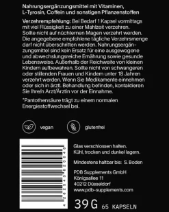 Energy Nahrungsergänzungsmittel