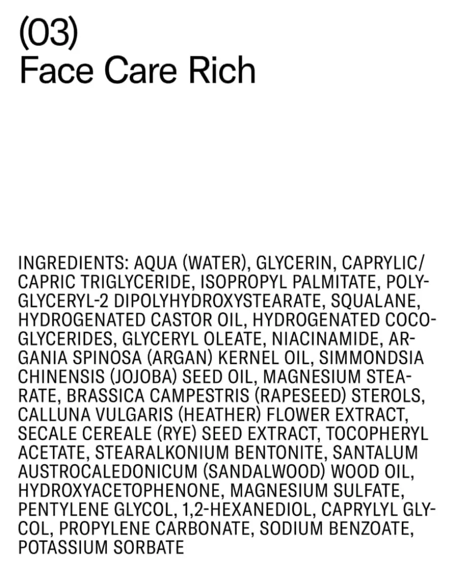 Face Care Rich Gesichtsemulsion 50ml