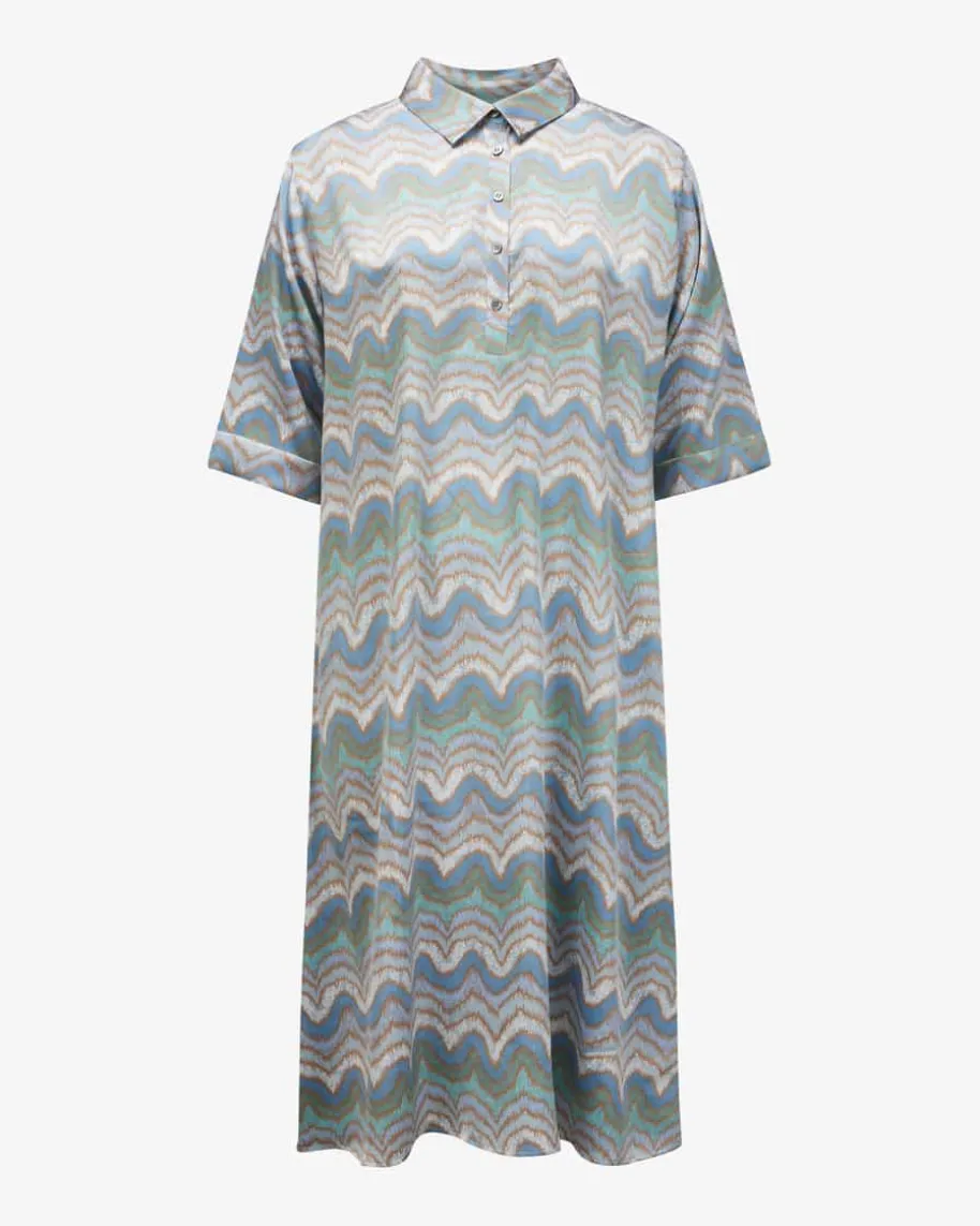 Fancy Seiden-Blusenkleid