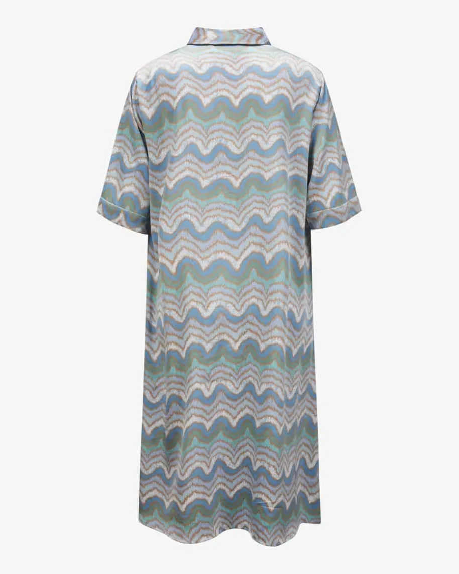 Fancy Seiden-Blusenkleid