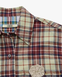 Flanellbluse