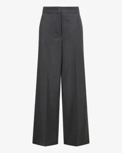 Flanellhose aus Schurwoll-Mix