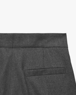 Flanellhose aus Schurwoll-Mix