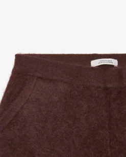 Fluffy Statement Strickhose aus Schurwoll-Cashmere-Mix