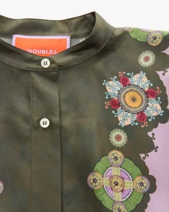 Foulard Seidenbluse
