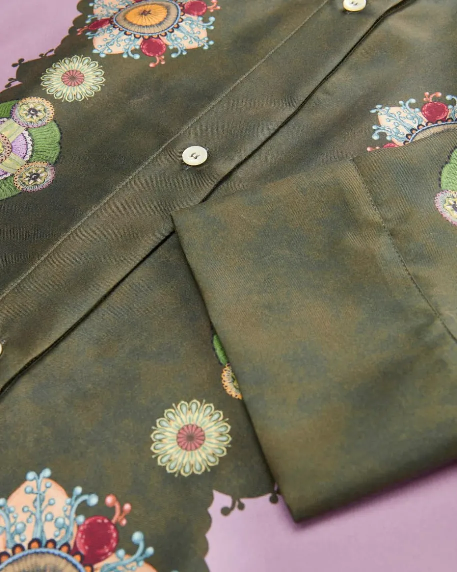 Foulard Seidenbluse