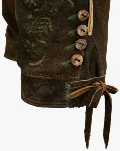 Gamsleiten Trachten-Kniebundhose aus Hirschleder
