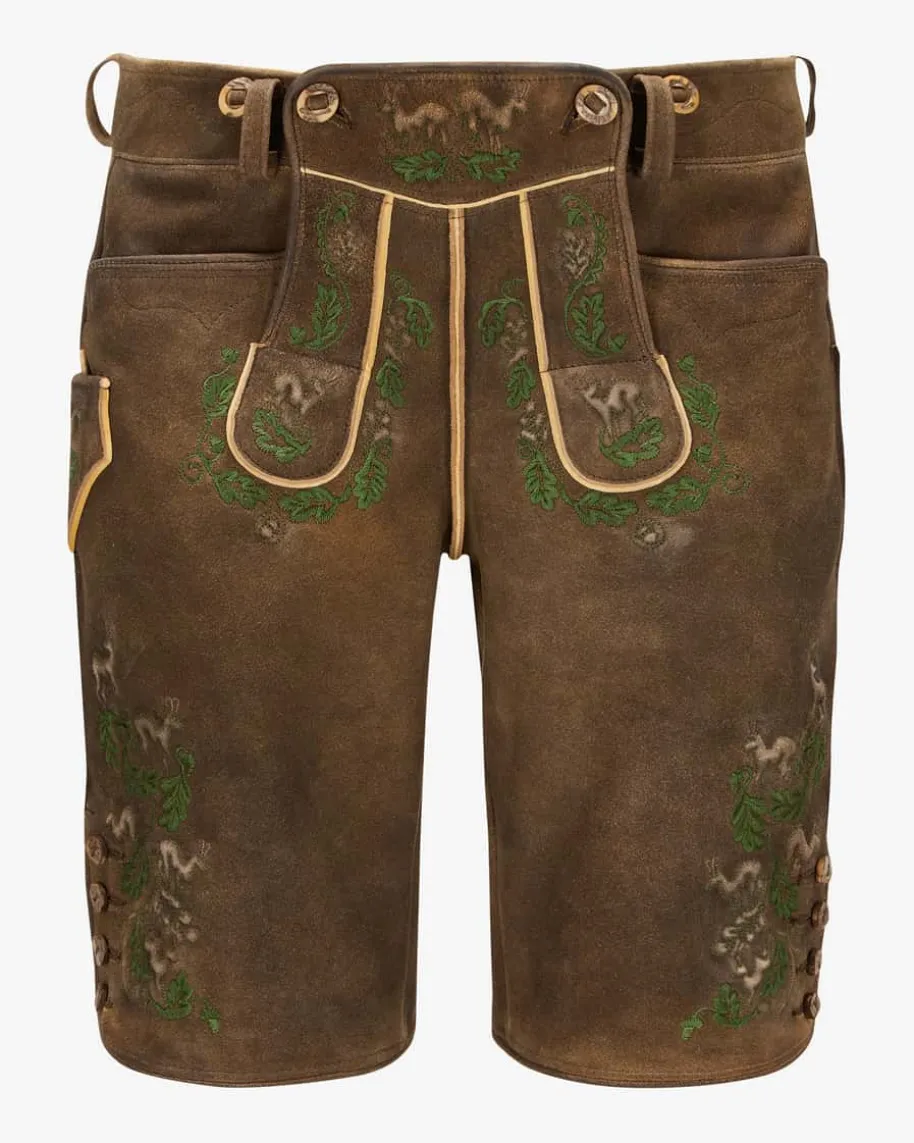 Gamsrudel Lederhose aus Ziegenleder