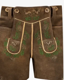 Gamsrudel Lederhose aus Ziegenleder