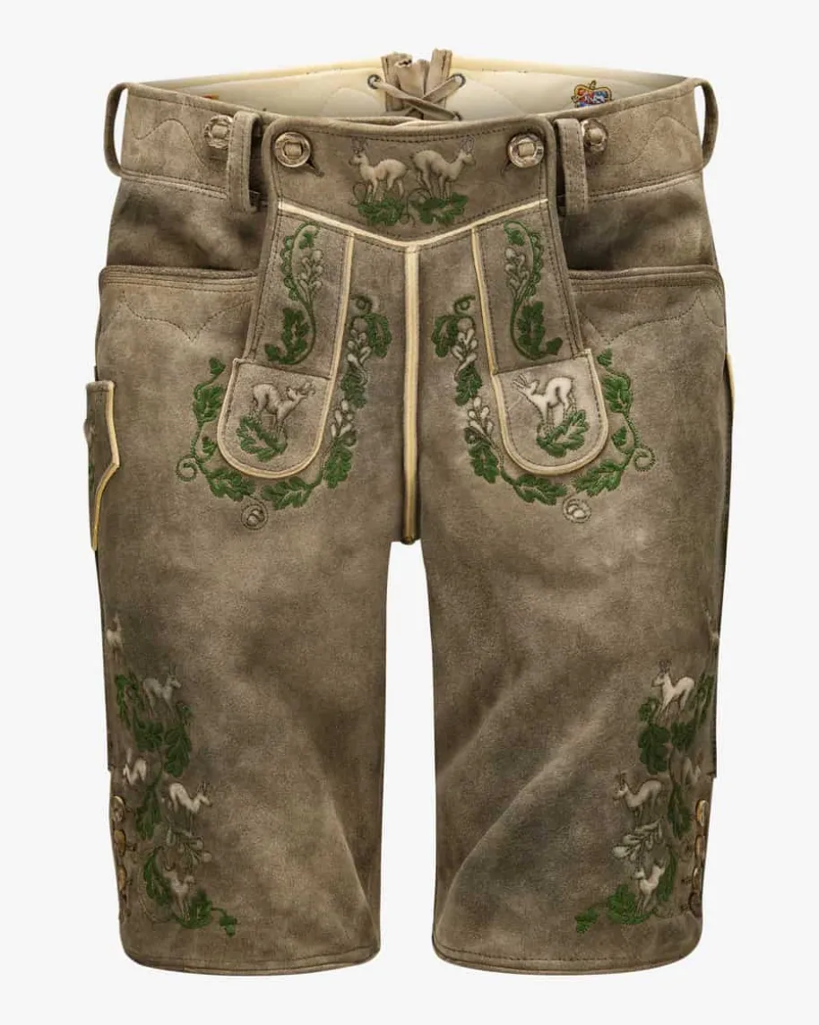 Gamsrudel Lederhose aus Ziegenleder