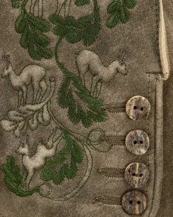 Gamsrudel Lederhose aus Ziegenleder